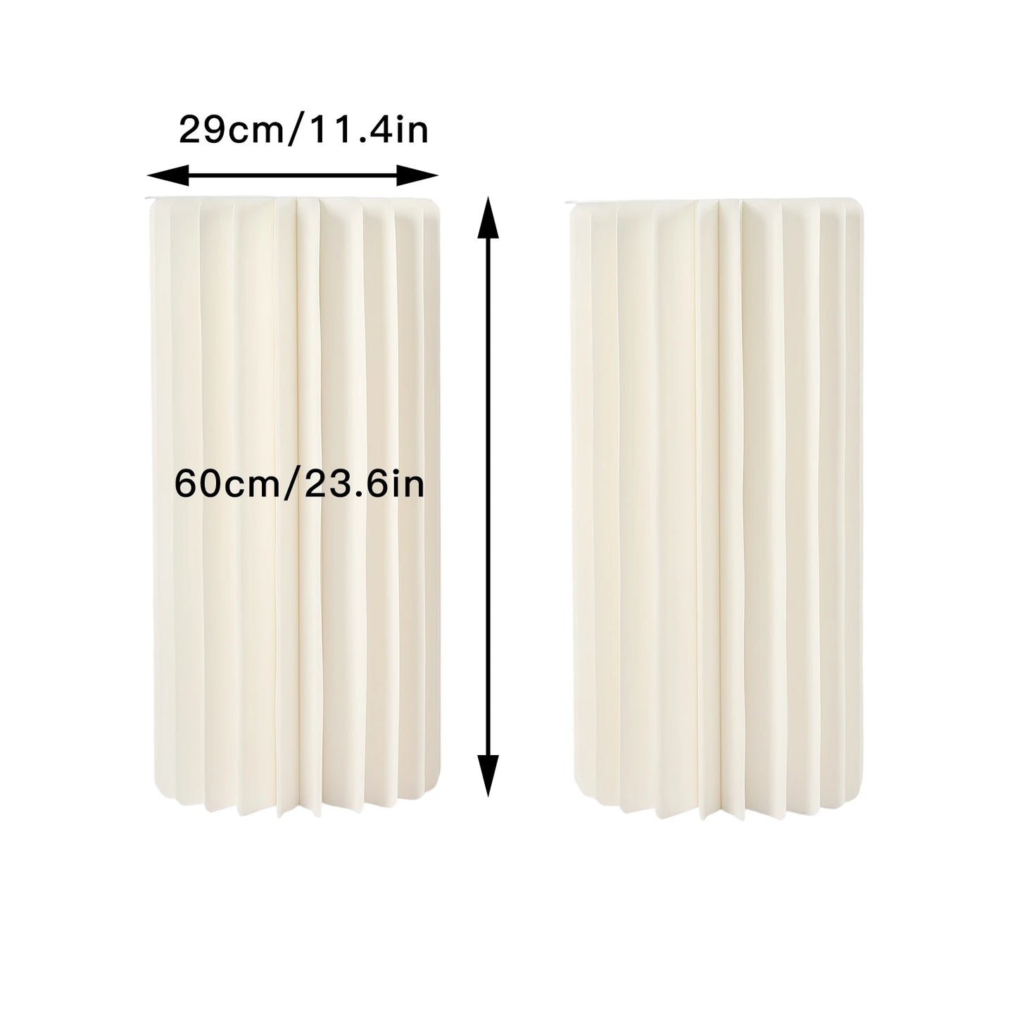 Wedding Centerpieces Cardboard Vases 2 Pack Tall Flower Stands