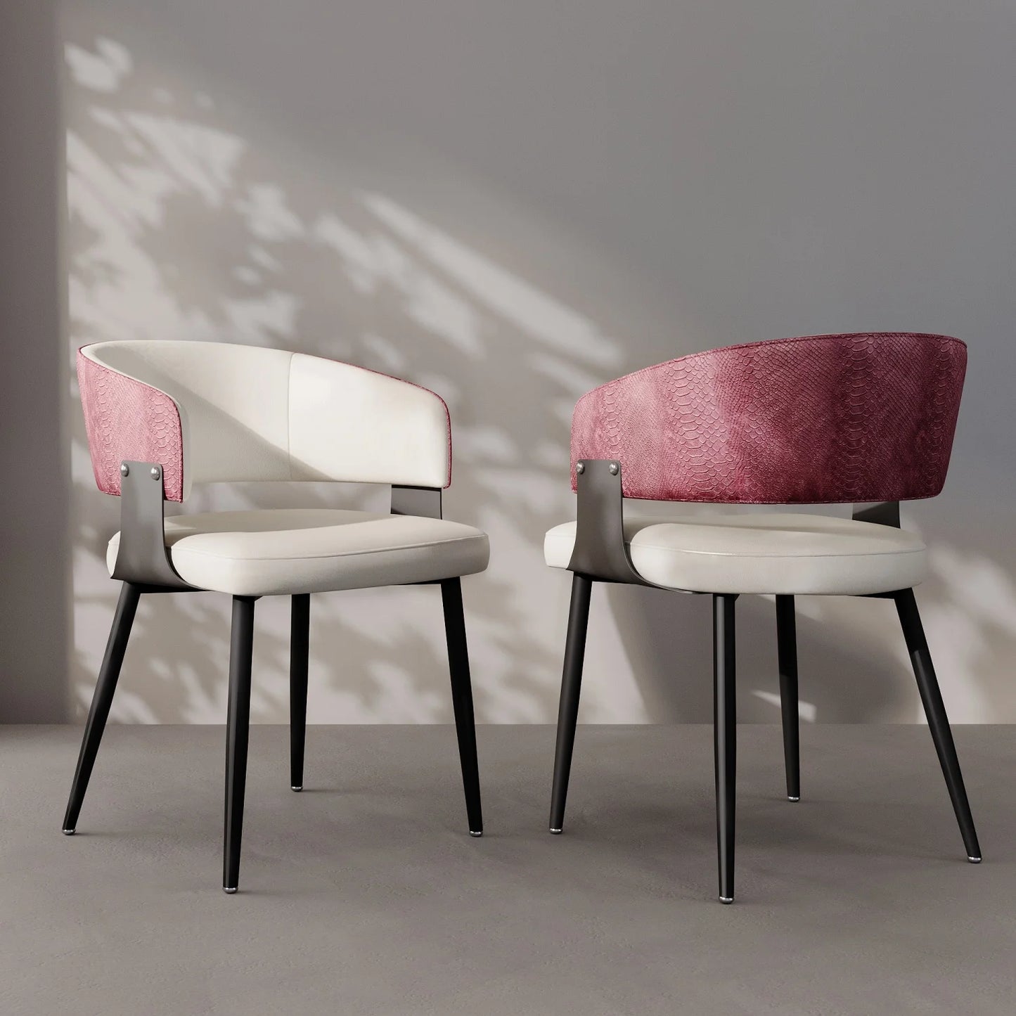 Modern Comfort Upholstered Dining Chairs For Kitchen And Restaurant Use