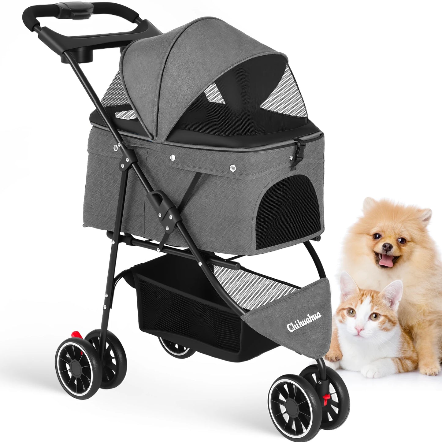 CHIHUAHUA Pet Stroller for Small to Medium Cats and Dogs