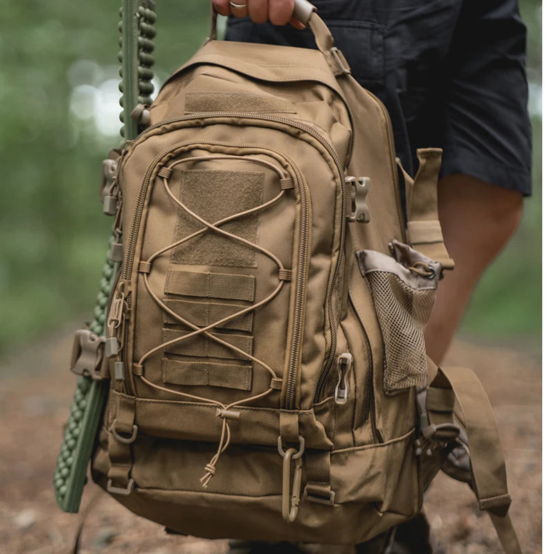 LQARMY Tactical Backpack Outdoor Military Rucksack for Hiking Travel