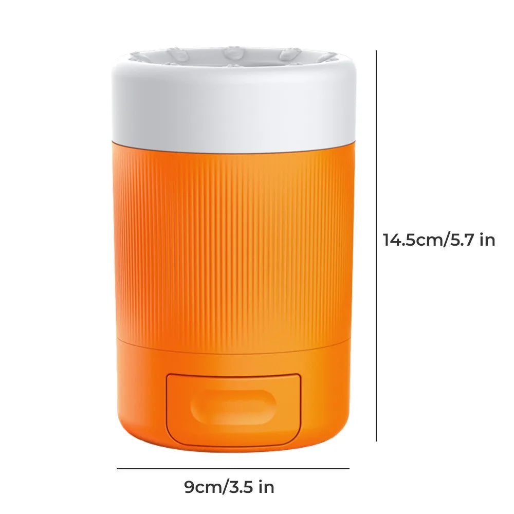 Pet Portable Dog Paw Cleaner With Soft Silicone Brush