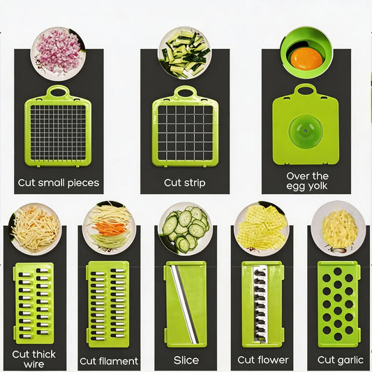 Ahtoska Multipurpose Kitchen Vegetable Slicer Shredder And Dicer