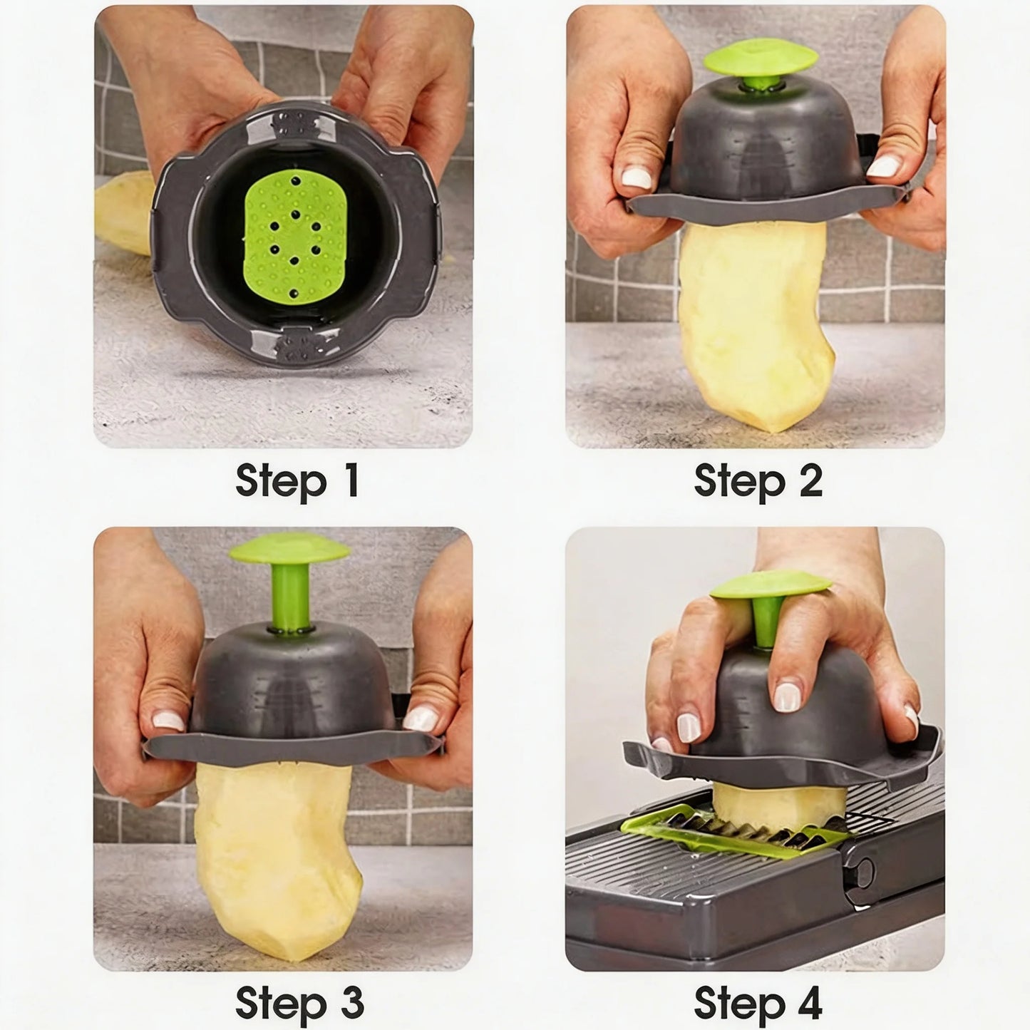 Ahtoska Multipurpose Kitchen Vegetable Slicer Shredder And Dicer