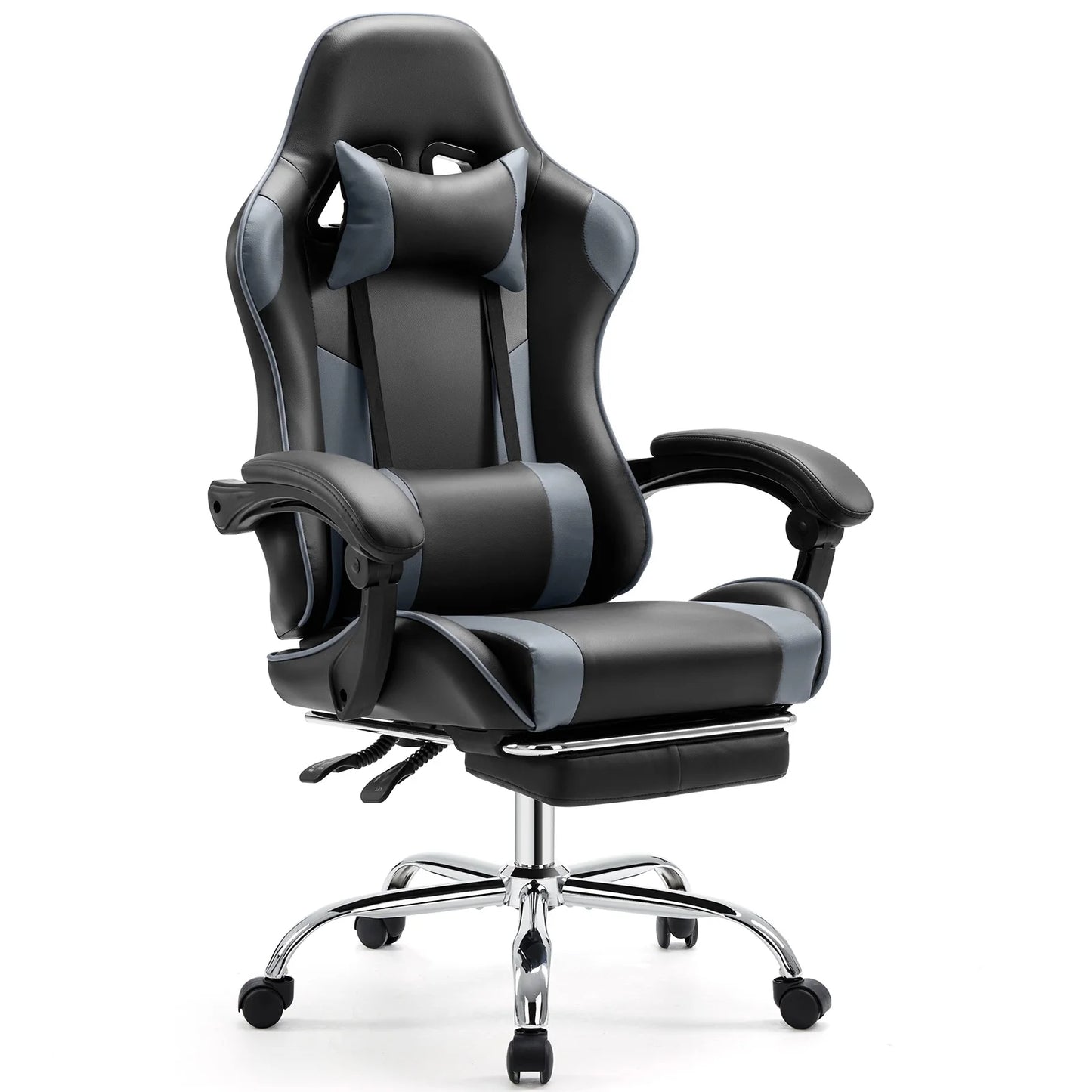 JHK Ergonomic Racing Gaming Chair With Adjustable Height And Headrest