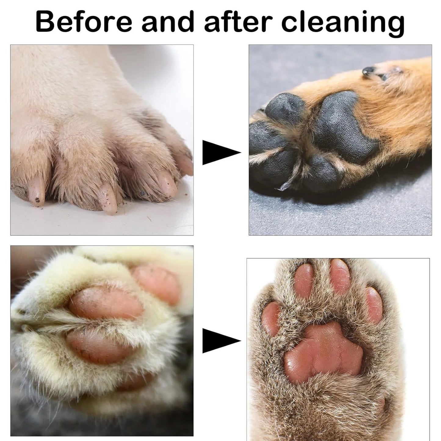Pet Portable Dog Paw Cleaner With Soft Silicone Brush