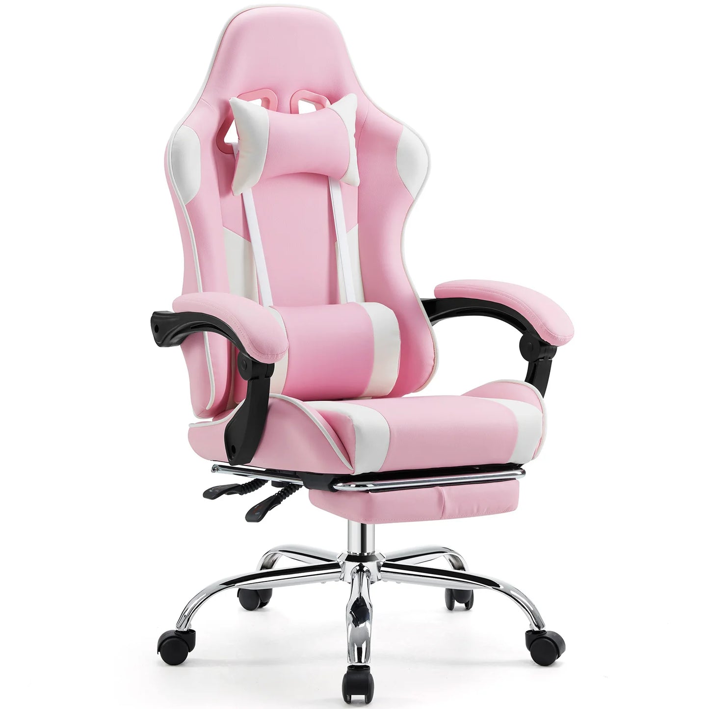 JHK Ergonomic Racing Gaming Chair With Adjustable Height And Headrest