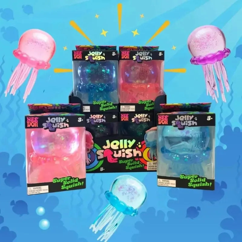 Jellyfish Squishy Water Squeeze Ball Office Stress Relief Fidget Toy