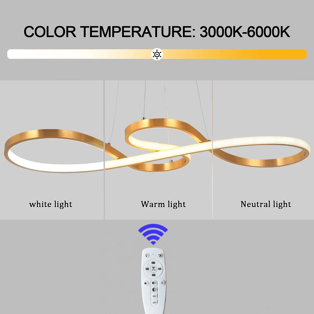 GreeLustr Nordic LED Pendant Light Minimalist Dining Room Fixture