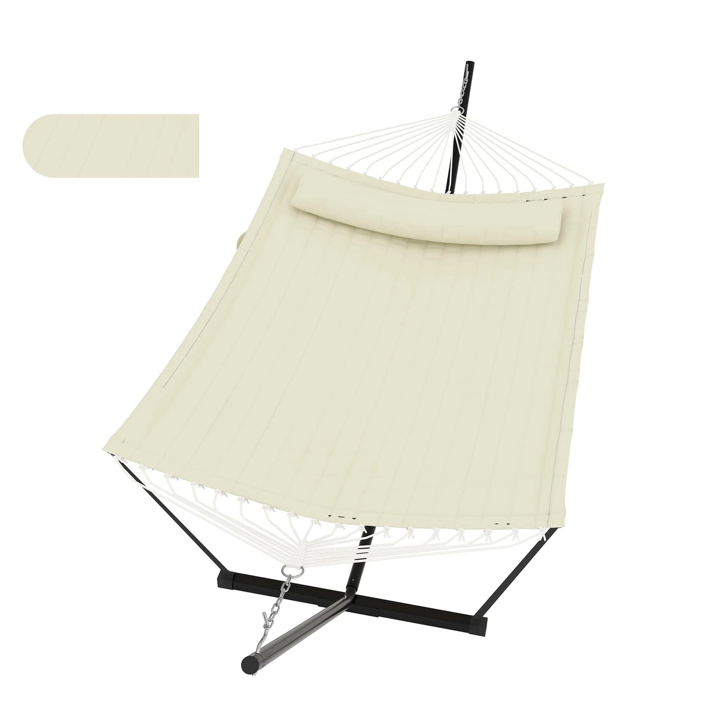 HiMISS Outdoor Hammock With Stand 2 Person Carry Bag