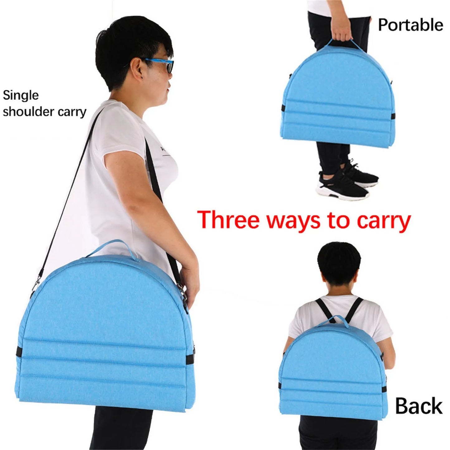 Portable Folding Baby Bed Crib With Net And Awning