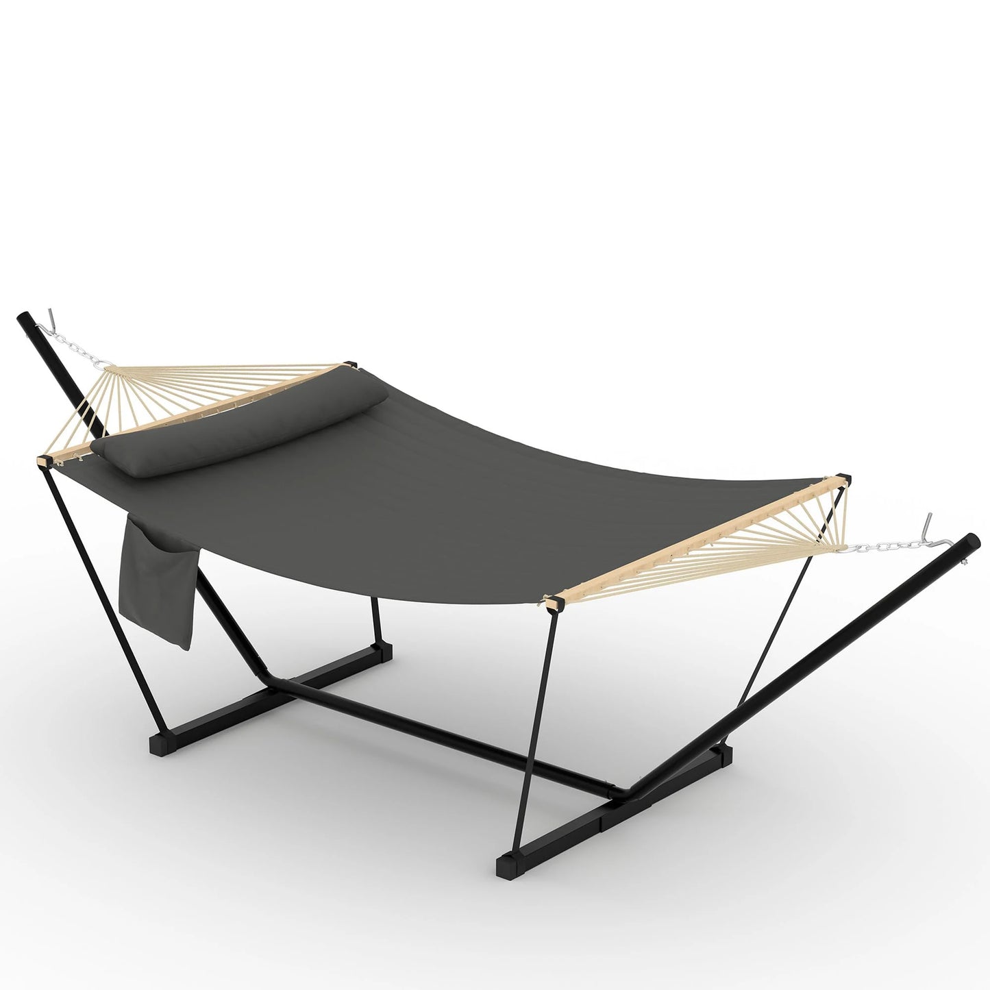 HiMISS Outdoor Hammock With Stand 2 Person Carry Bag