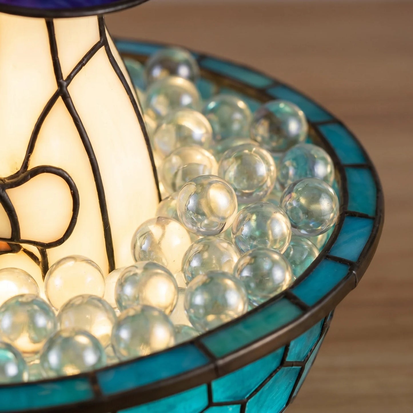 Decorative Ghost Table Lamp With Rechargeable Battery And Iron Frame