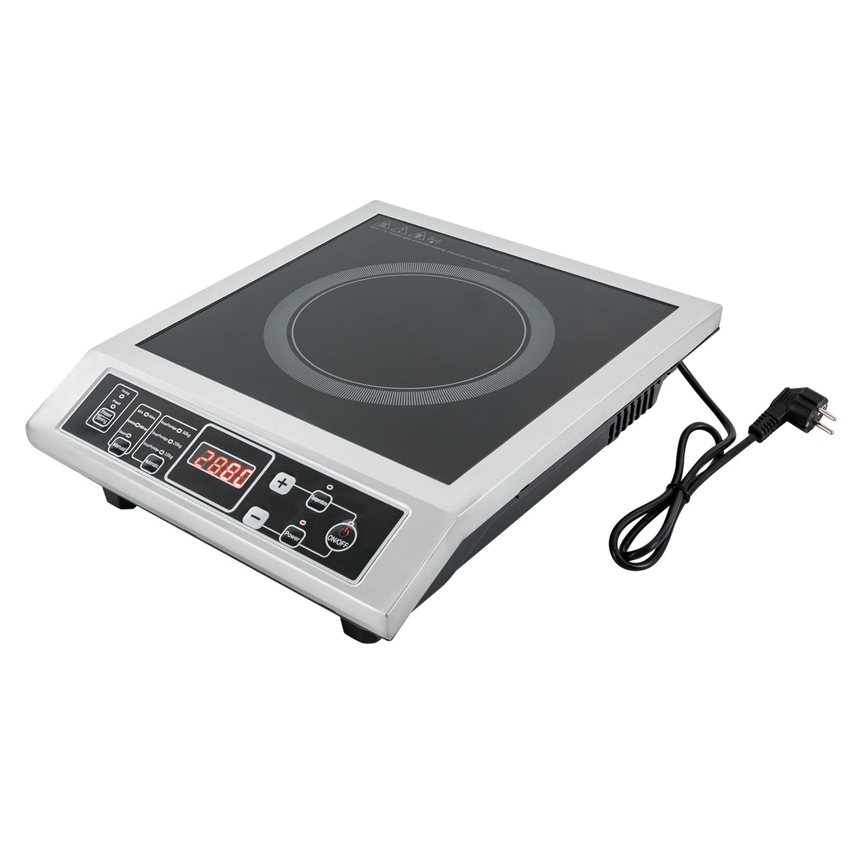 3500W Portable Induction Cooktop With IGBT Heating Technology And Timer