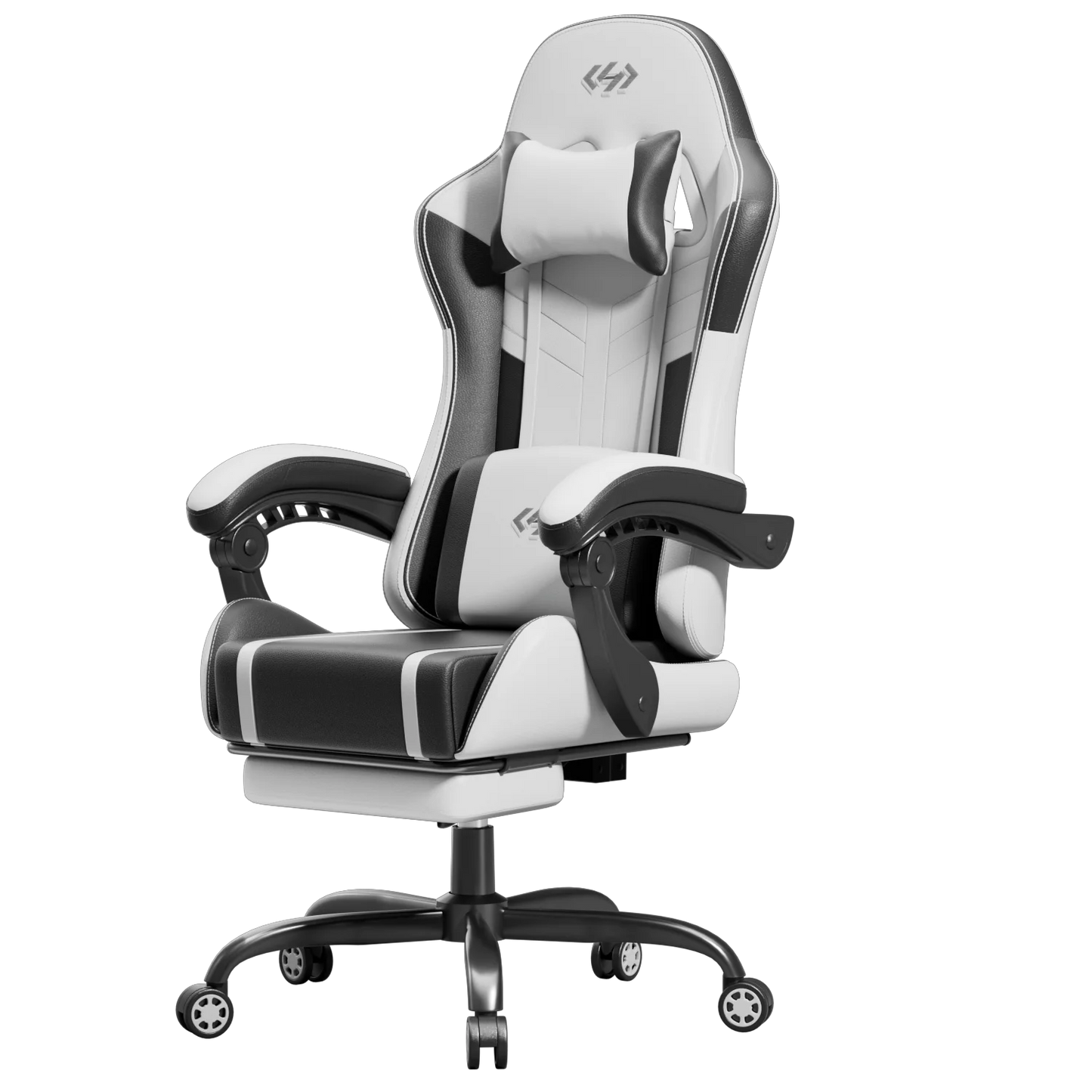 FRODROVIA Ergonomic Gaming Chair With Lumbar Massage And Footrest