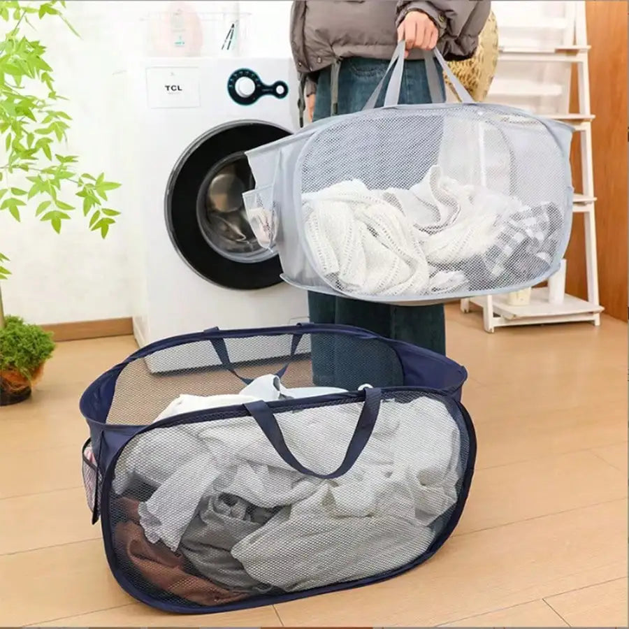 Foldable Laundry Basket Large Capacity Storage Organizer