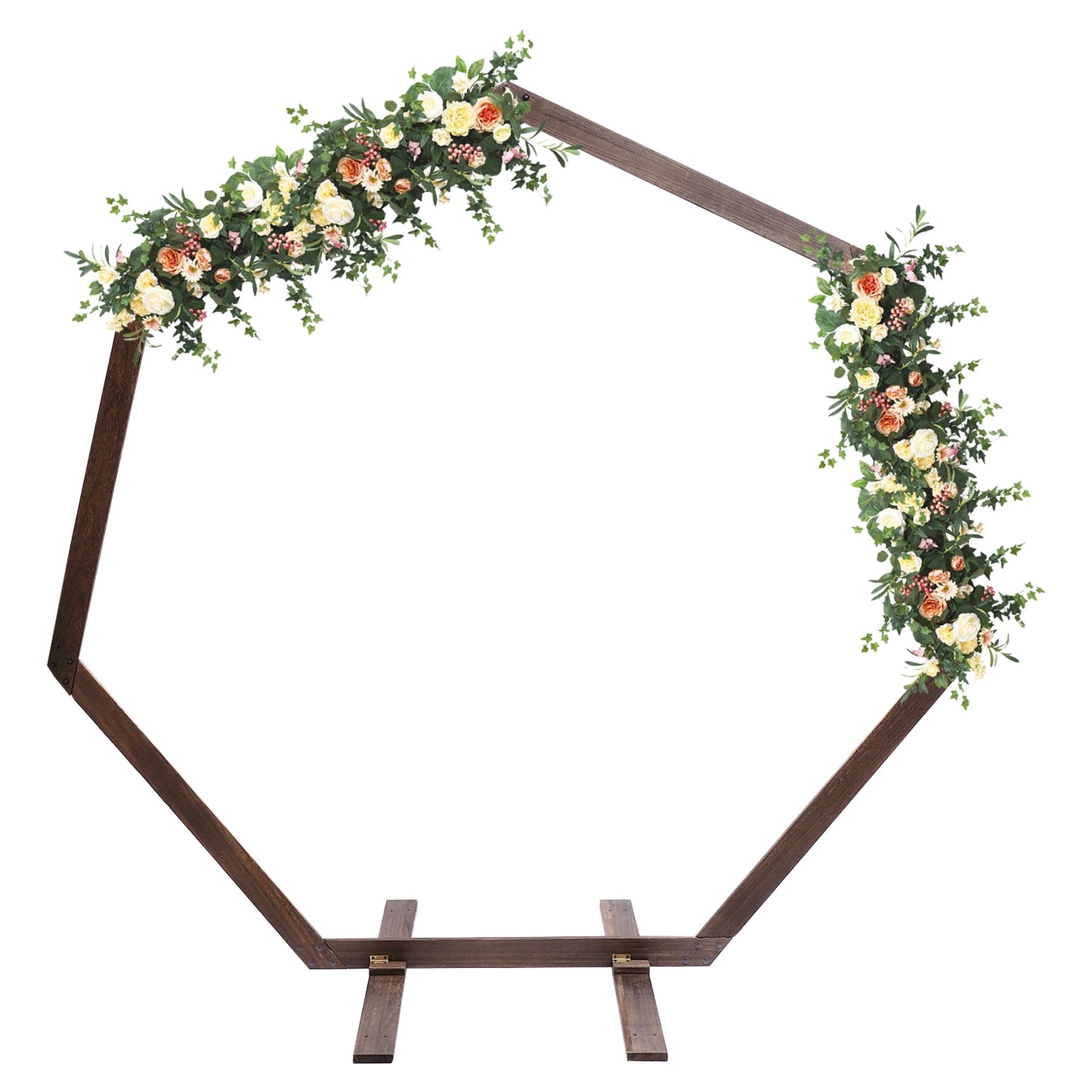 Wooden Wedding Arch Rustic Decor Ceremony Balloon Arch Stand