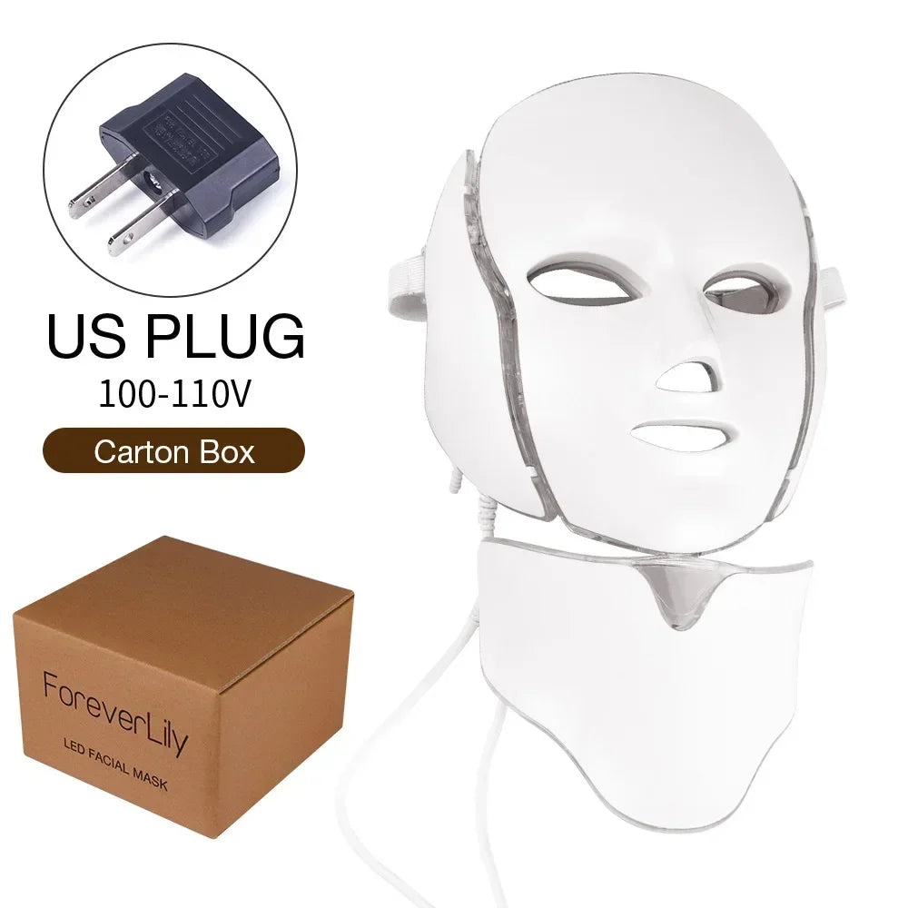 Iebilif LED Facial Phototherapy Mask For Skin Care
