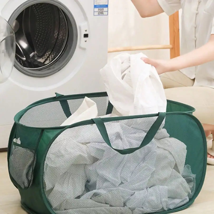 Foldable Laundry Basket Large Capacity Storage Organizer