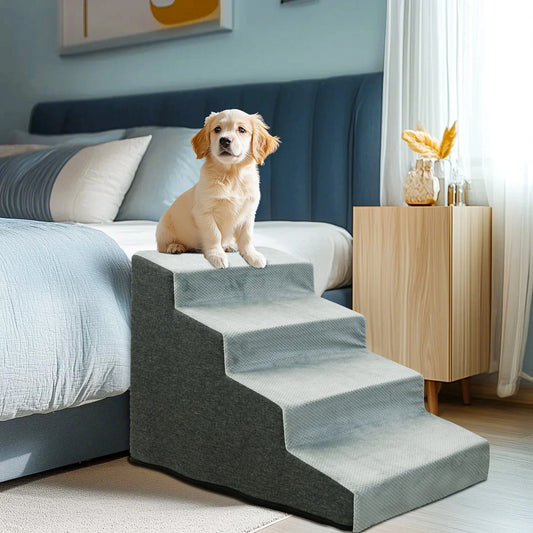 Pet Dog Stairs Ramp with Washable Cover for Sofa and Couch