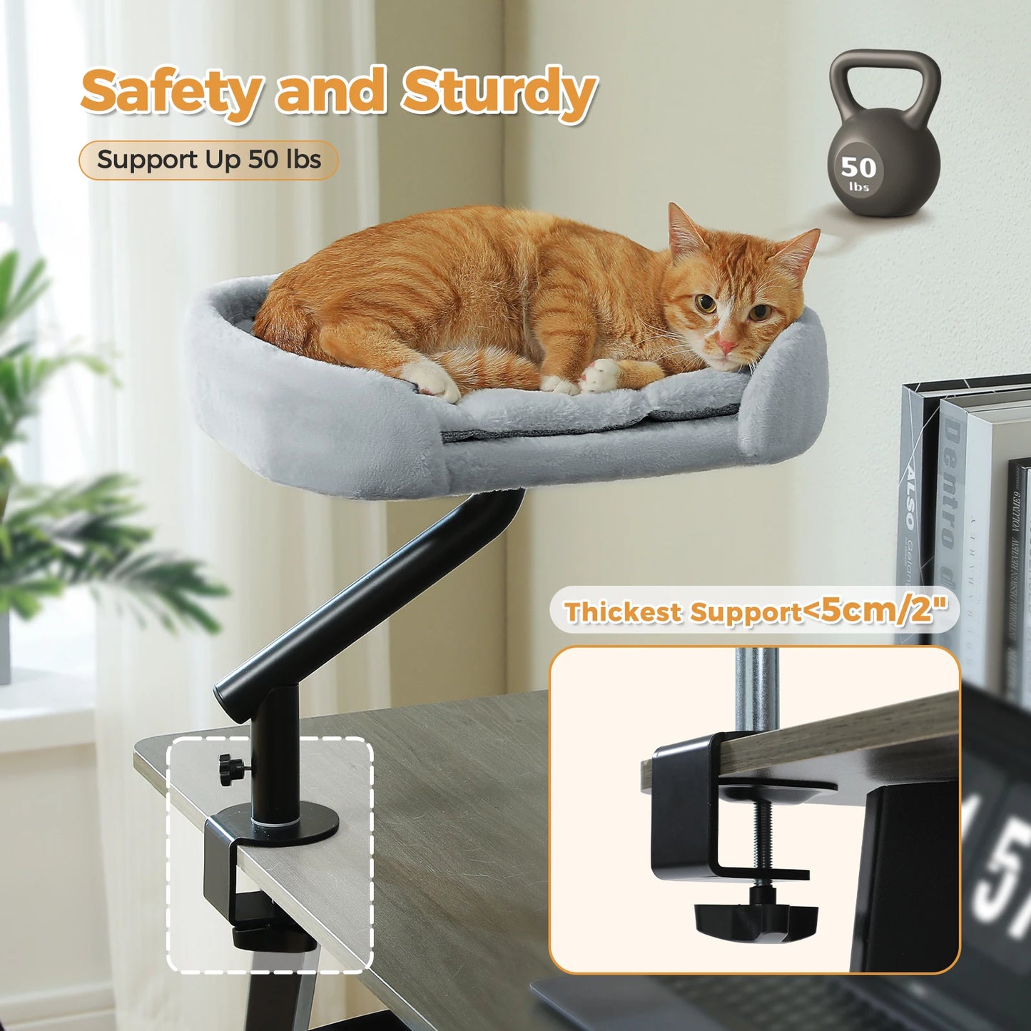 PAWZ Road Cat Desk Bed 360 Degree Rotatable Cat Stand