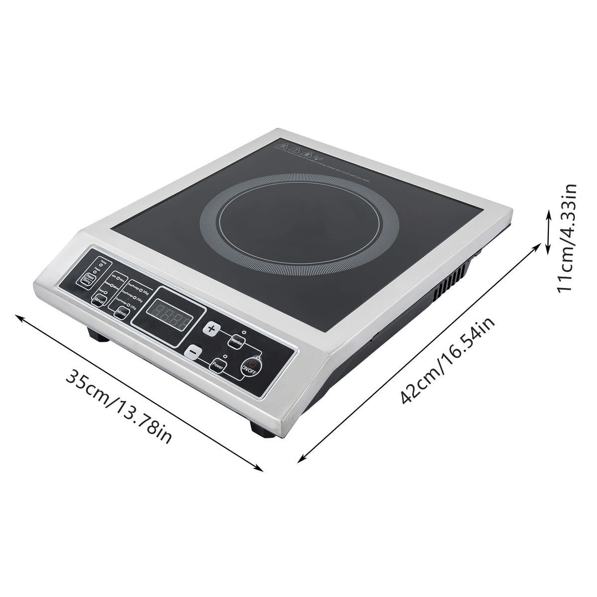 3500W Portable Induction Cooktop With IGBT Heating Technology And Timer