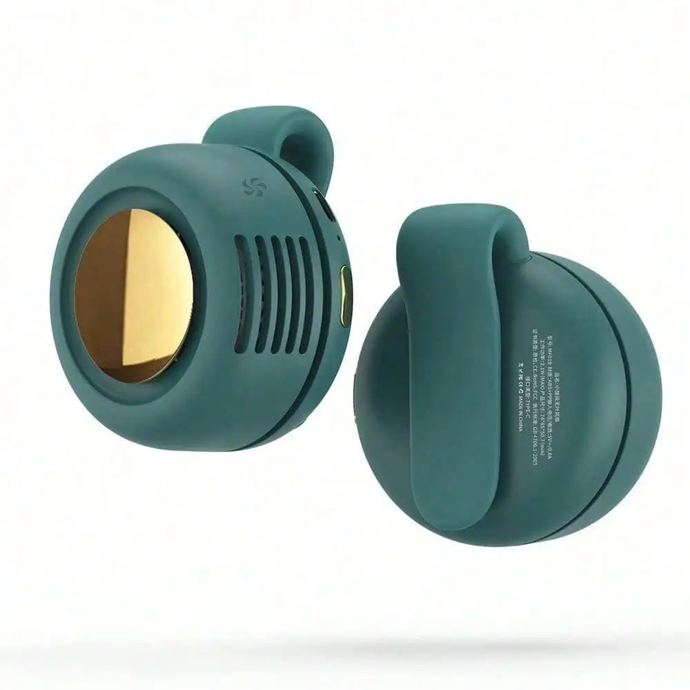 Portable Bladeless Clip On Neck Fan With 3 Speeds For Outdoor Use