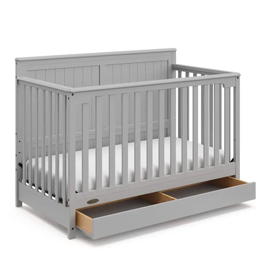 UKMJ 5 In 1 Convertible Crib GREENGUARD Gold Certified