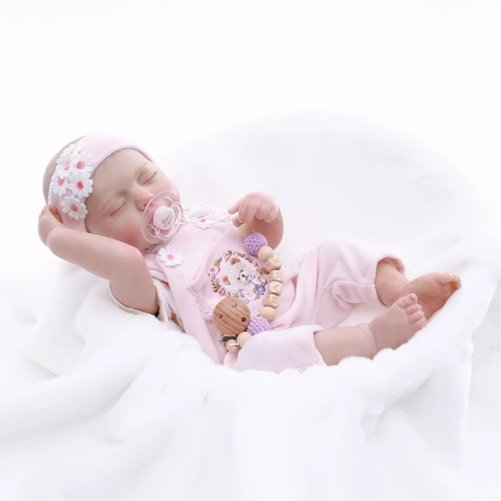 Cloveray Full Body Vinyl Realistic Reborn Baby Doll