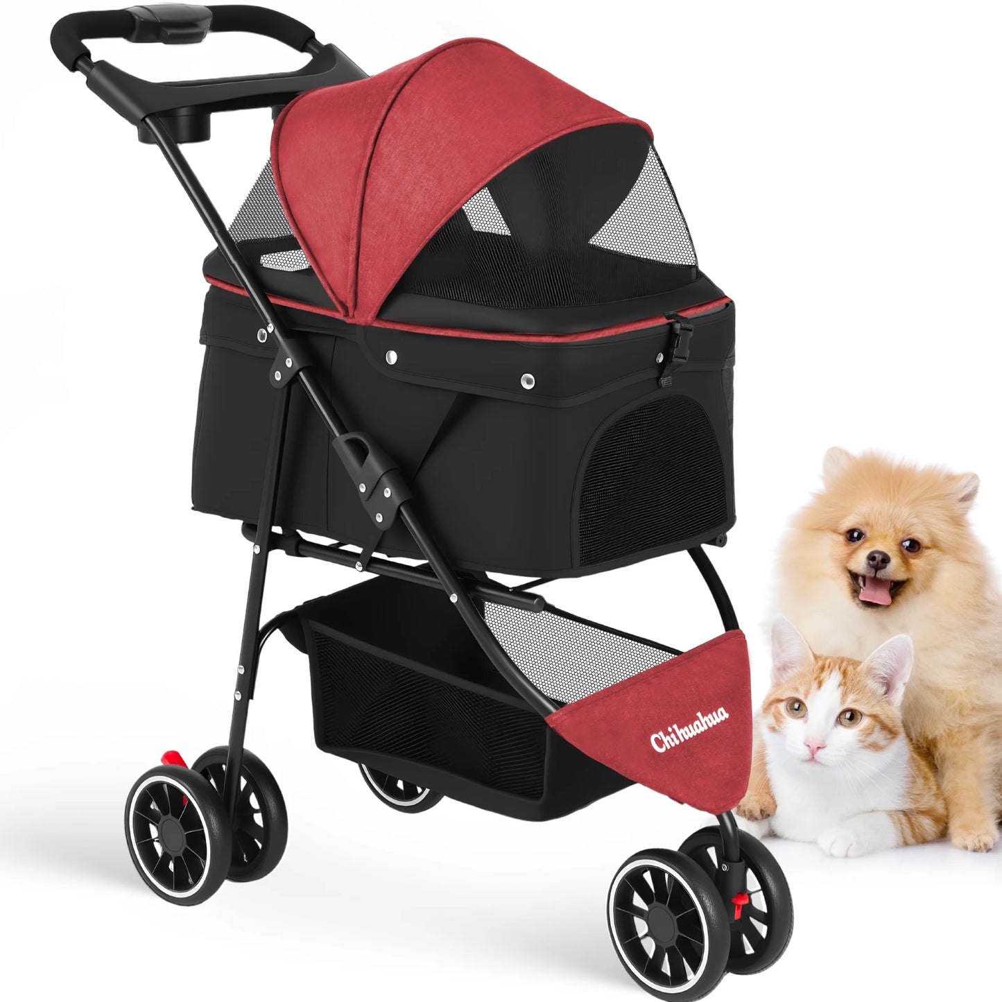 CHIHUAHUA Pet Stroller for Small to Medium Cats and Dogs