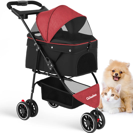 CHIHUAHUA Pet Stroller for Small to Medium Cats and Dogs