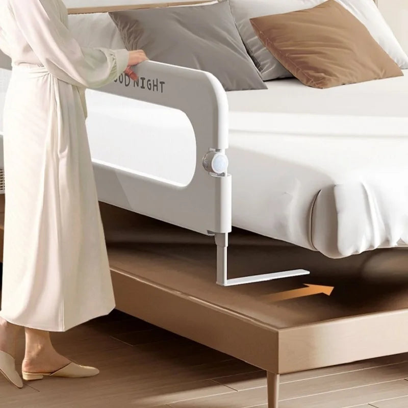 IMBABY Baby Bed Rail Guardrail Safety Barrier for Crib