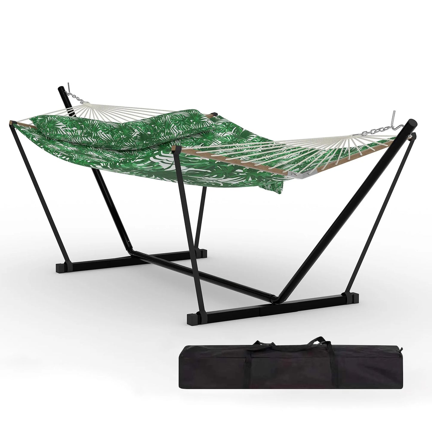 HiMISS Outdoor Hammock With Stand 2 Person Carry Bag