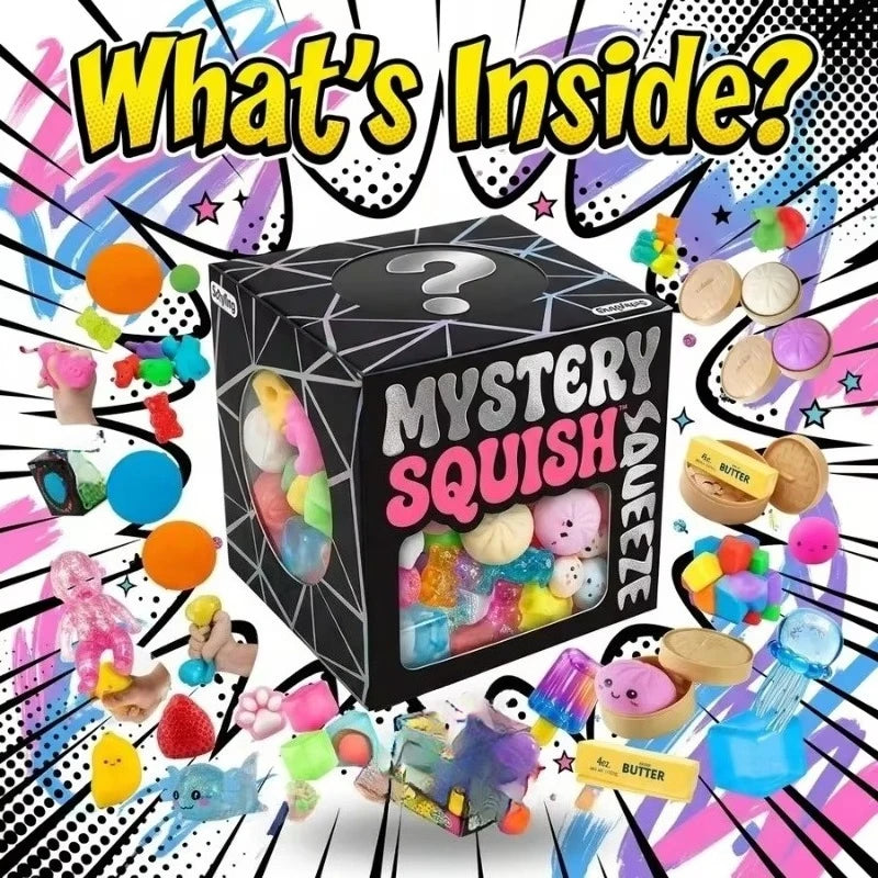 Mystery Squishy Sensory Stress Relief Fidget Toy Gift Box