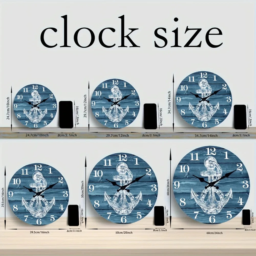 Constantplanet Silent Wooden Wall Clock Featuring Quartz Movement And Analog Dial