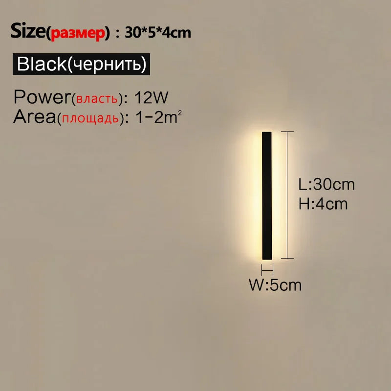 SLL Waterproof Outdoor Wall Light LED IP65 Wall Washer Dimmable