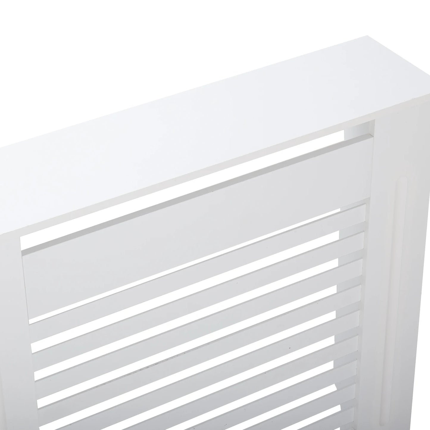 Wisfor Radiator Cover Wood Cabinet With Horizontal Slat Design
