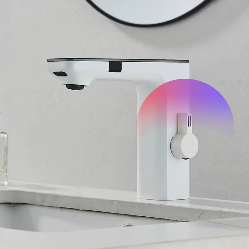 Shinesia Touch Sensor Basin Faucet With LED Temperature Display