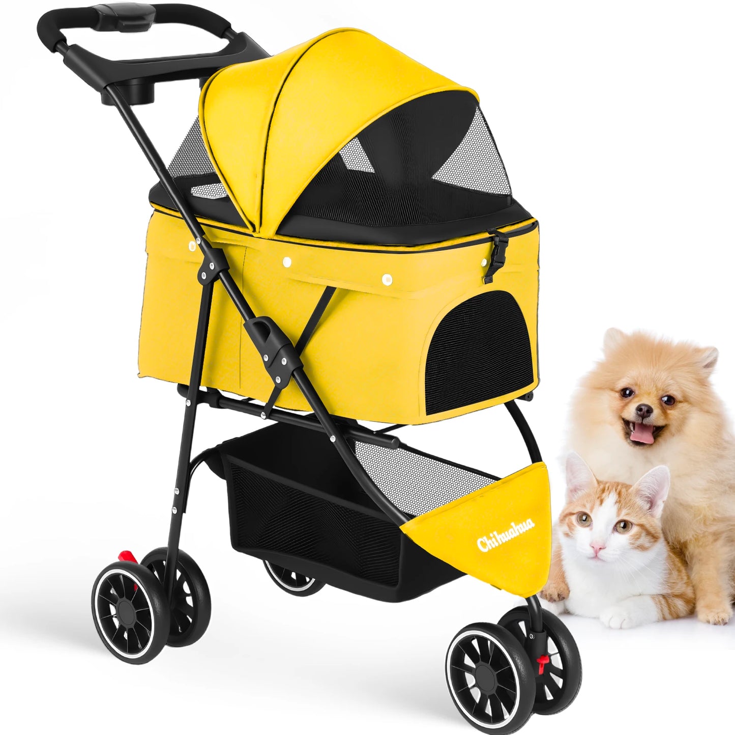 CHIHUAHUA Pet Stroller for Small to Medium Cats and Dogs