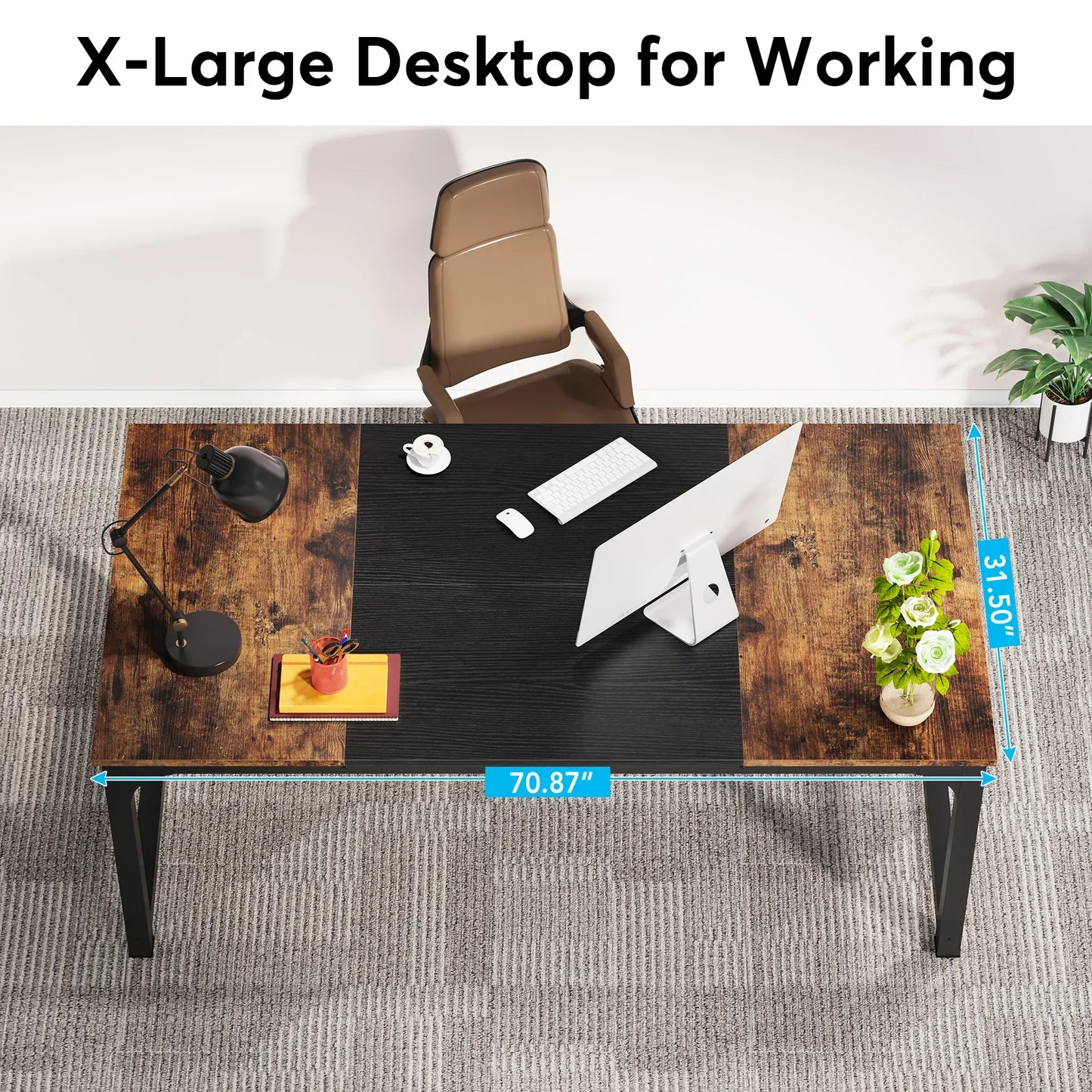 Tribesigns Modern Computer Desk Study Table For Home Office