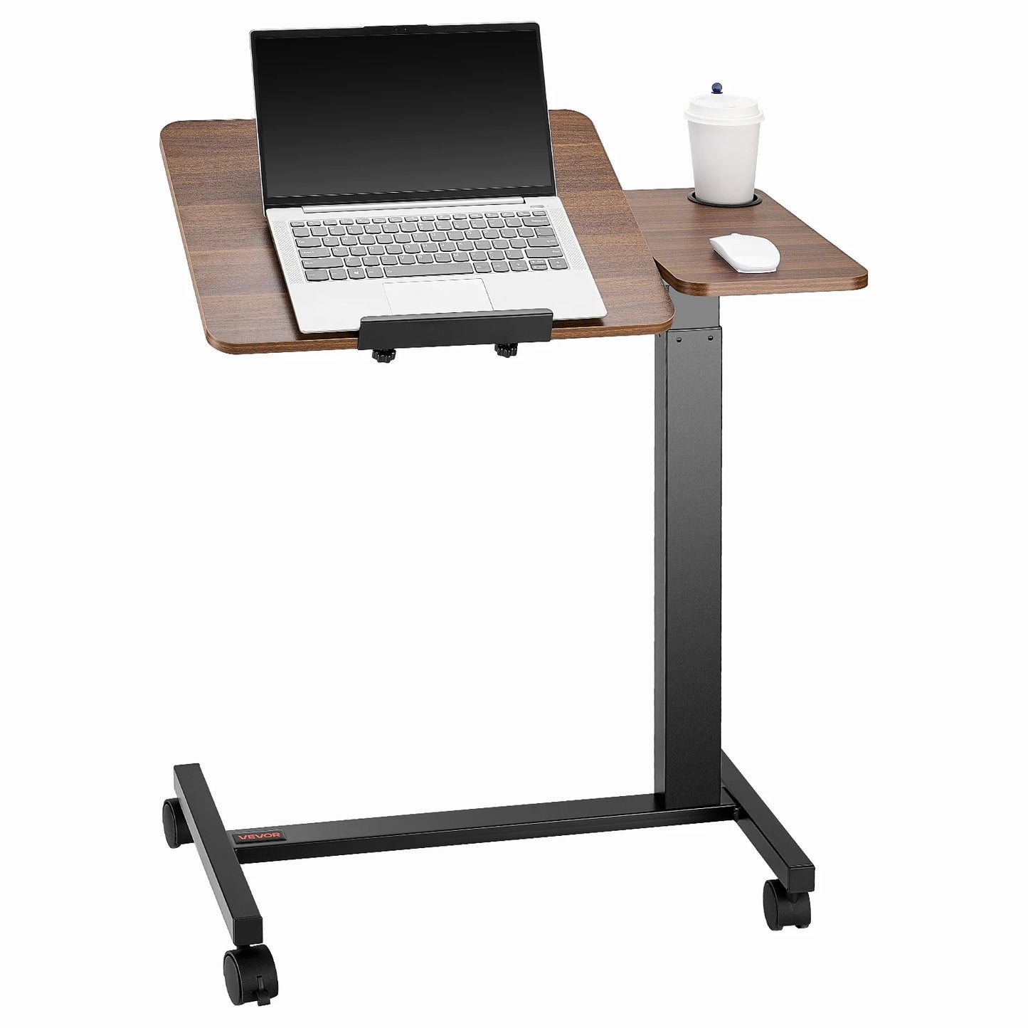 VEVOR Overbed Table With Swivel Casters Height And Angle Adjustable