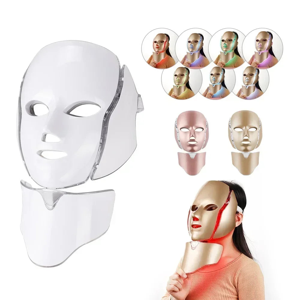 Iebilif LED Facial Phototherapy Mask For Skin Care
