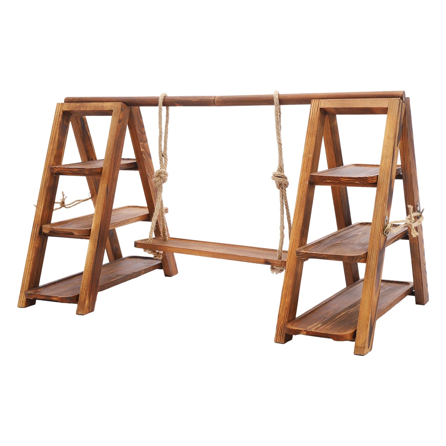 Wooden 3 Tier Dessert Display Stand For Birthday Parties