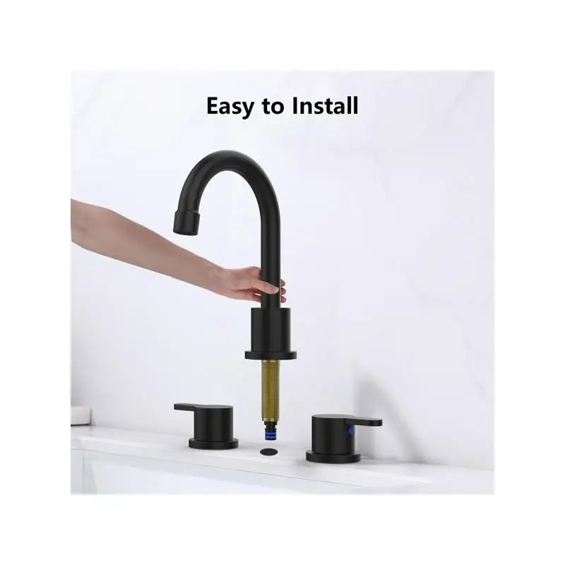 360 Swivel Lavatory Faucet Includes Pop Up Drain Assembly