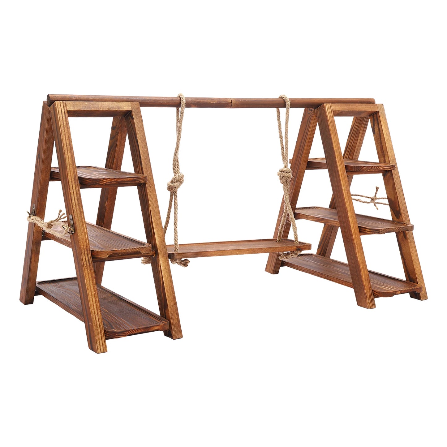 Wooden 3 Tier Dessert Display Stand For Birthday Parties