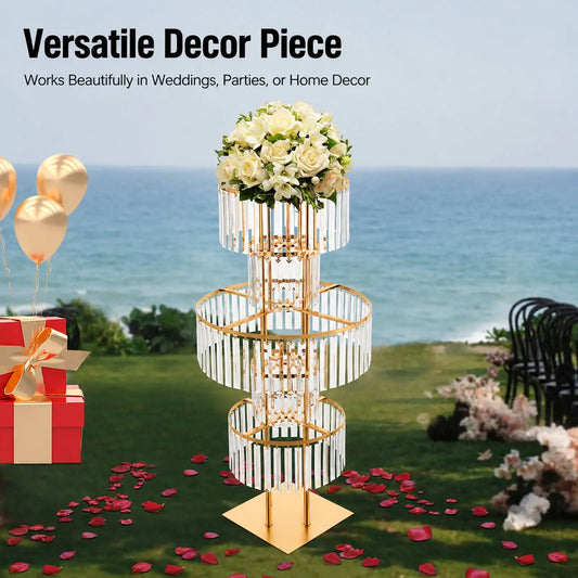 Luxury Acrylic Wedding Centerpiece Stand For Event Decorations