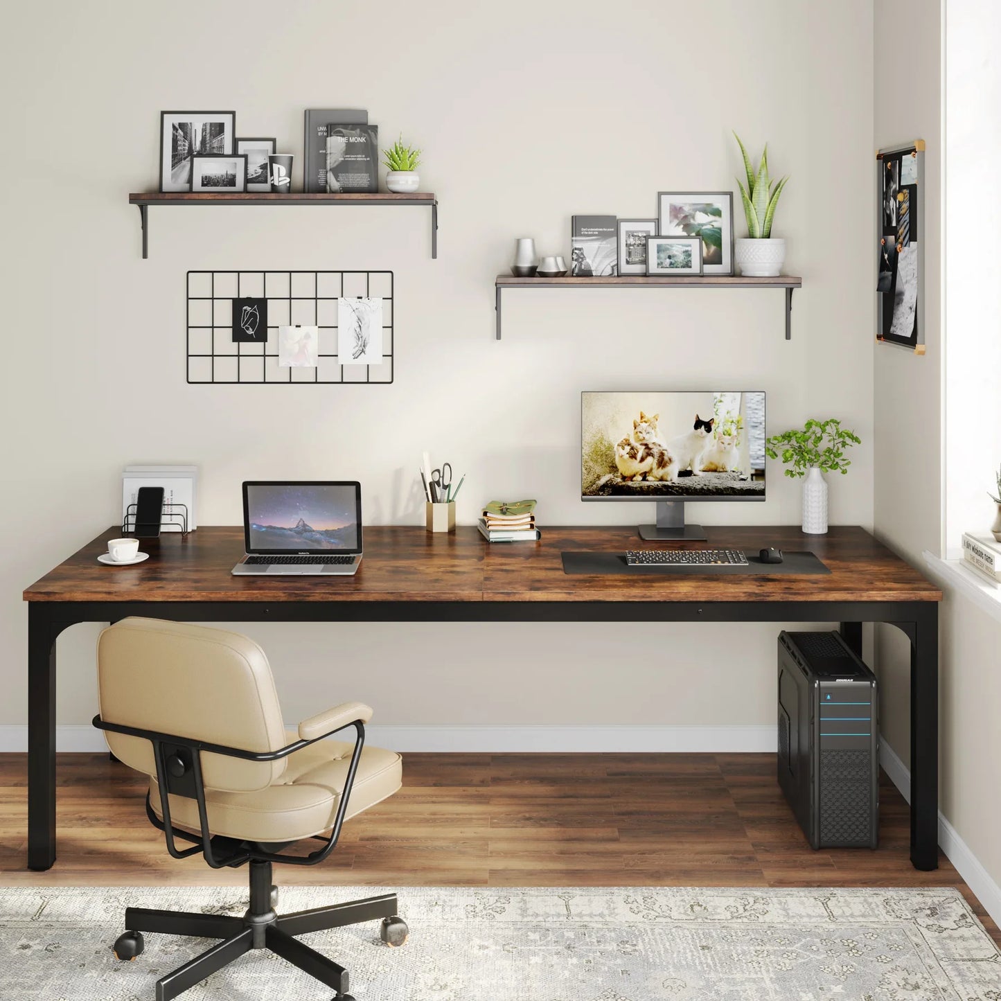 Tribesigns Extra Long Computer Desk For Home Office