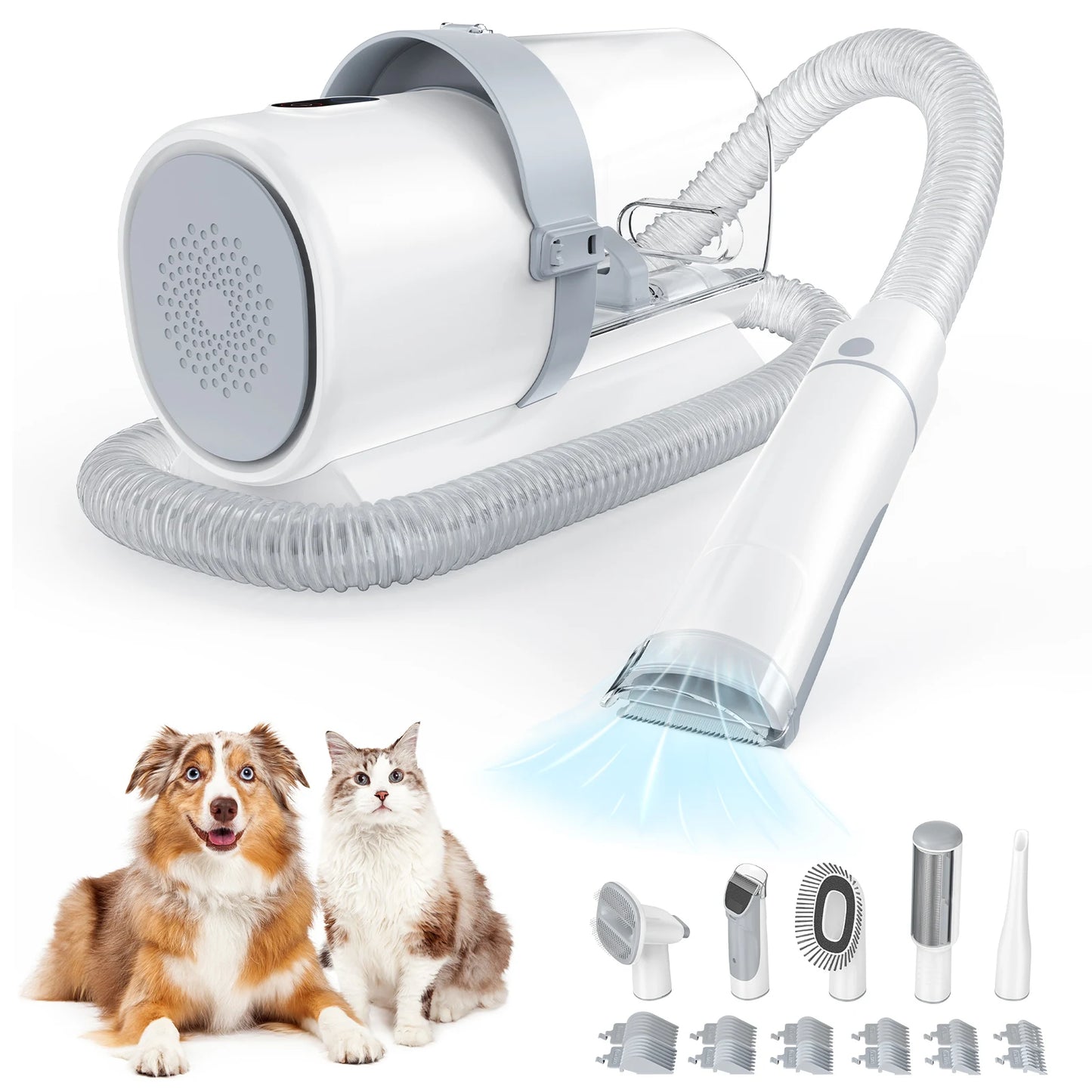 Professional Pet Grooming Vacuum Kit With Cordless Low Noise