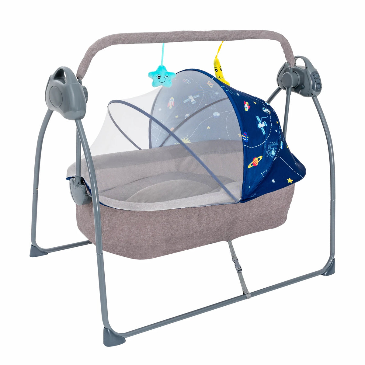 Foldable Electric Baby Cradle Swing With Music And Automatic Rocking