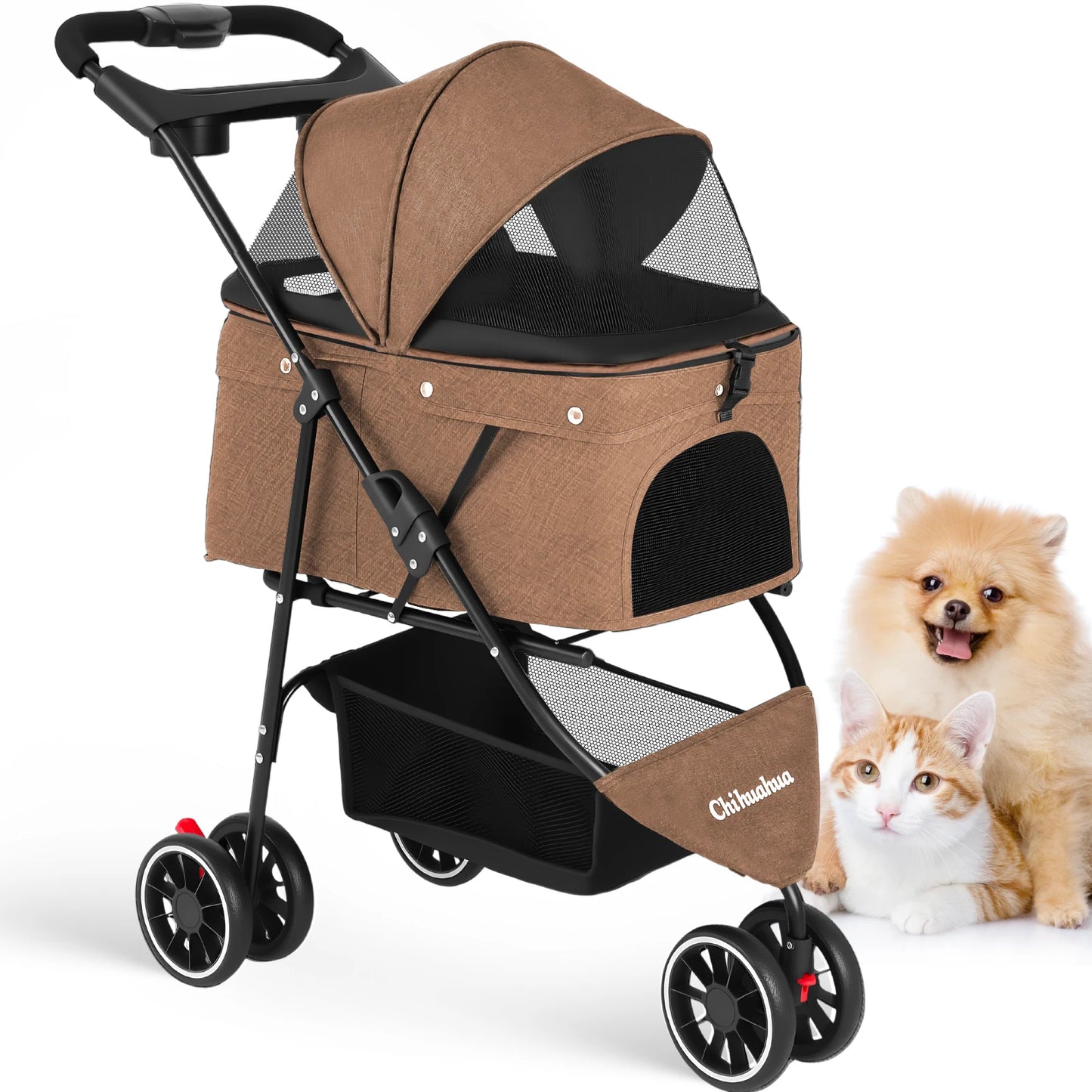 CHIHUAHUA Pet Stroller for Small to Medium Cats and Dogs
