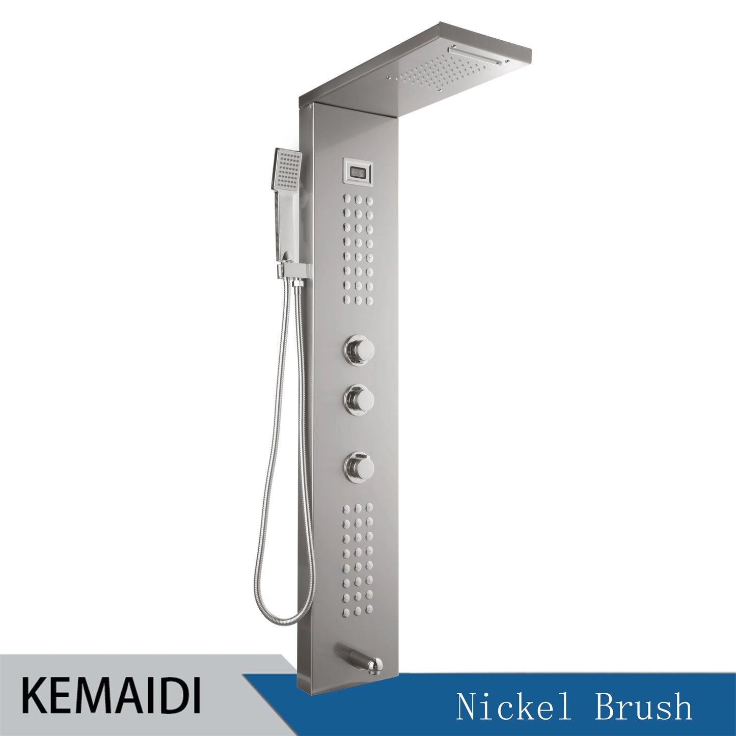 MEKKHALA Multifunctional Shower Panel Tower With Massage Jets